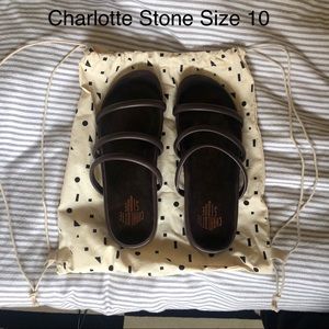 Brown Charlotte Stone Sandals